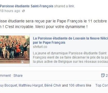 Le canular papal des étudiants de Louvain-la-Neuve !
