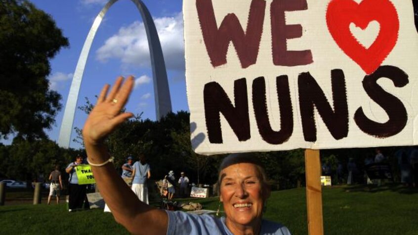 Les religieuses américaines ont leurs supporters