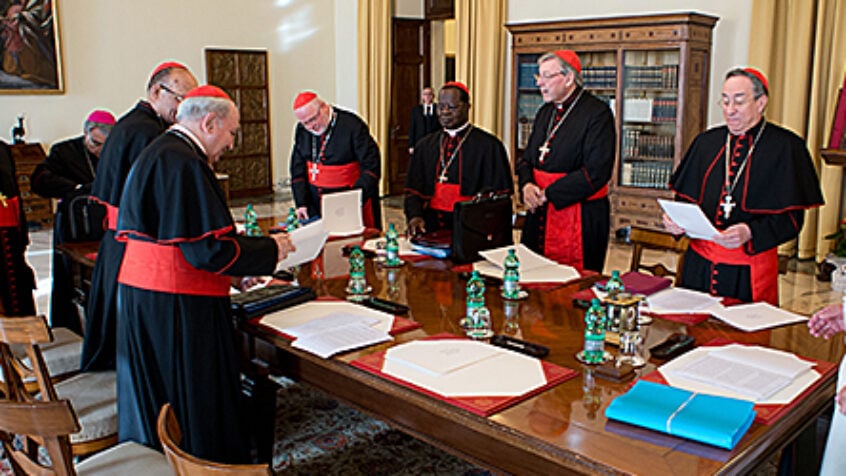 Le conseil des cardinaux à nouveau réuni à Rome