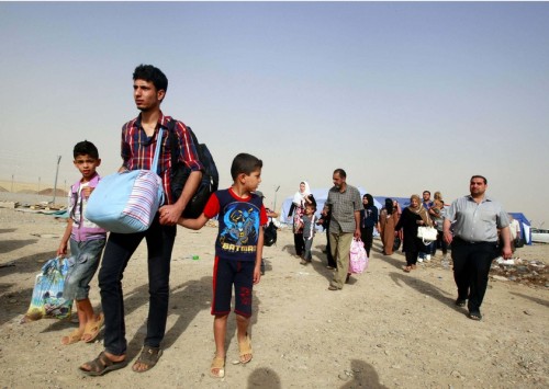 Irak refugies