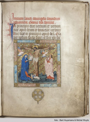 Livre des serments du chapitre de Notre-Dame d’Anvers, manuscrit sur parchemin du XVe siècle.