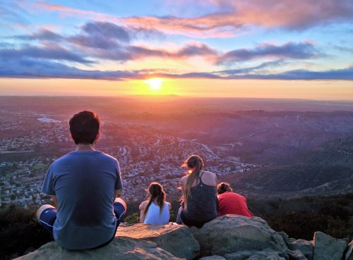Cowles Mountain Sunset