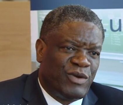 Violences sexuelles : Dr Mukwege récompensé par l&rsquo;Europe