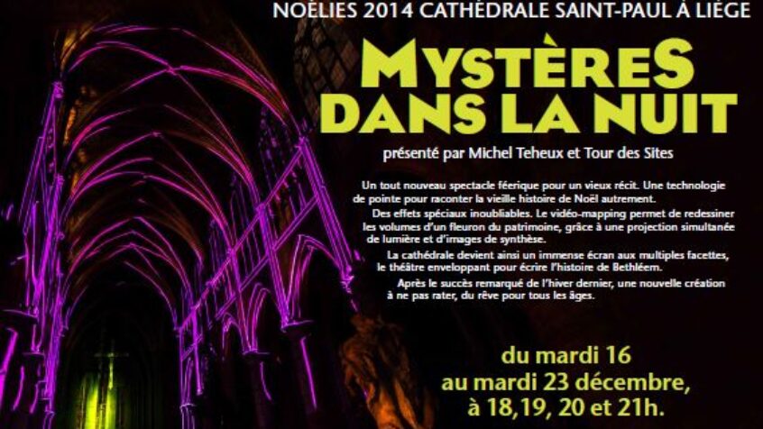 La cathédrale de Liège en mode mystérieux