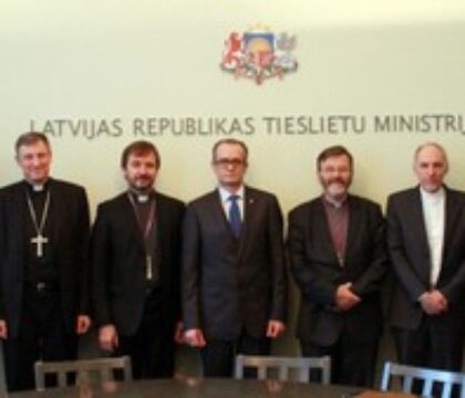 La Présidence lettone de l’UE rencontre les représentants des Eglises