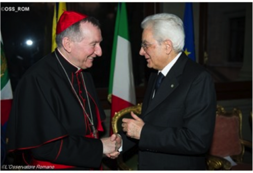 Parolin et président italien