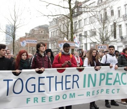 Succès pour la marche nationale « Together in peace »