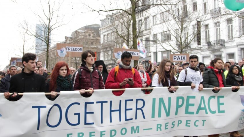 Succès pour la marche nationale « Together in peace »