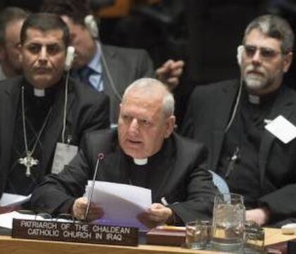 Le patriarche Louis Sako à la tribune de l&rsquo;ONU
