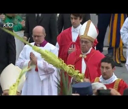 Messe des Rameaux : « l&rsquo;humilité, le chemin de Jésus »