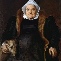 © Frans Floris de Vriendt Portrait d'une vieille dame 1558 - Musée des Beaux-Arts de Caen