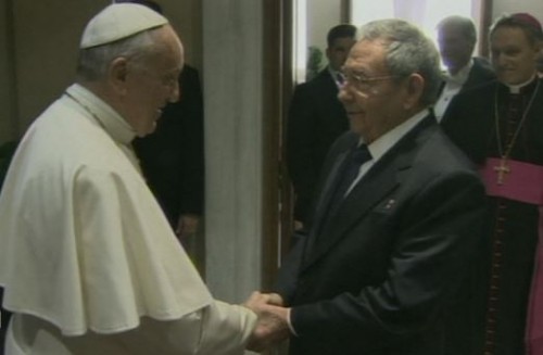 Castro et pape François