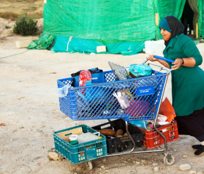 Groupe « Solidarity With Bedouins ». Ce matin-là à Al Araqib.