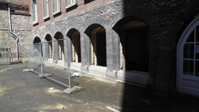 La Chapelle du Séminaire de Tournai en rénovation