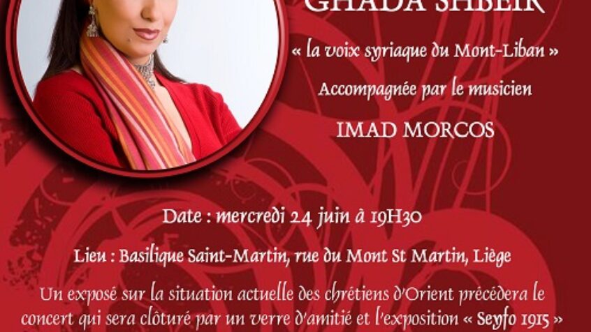Concert événement à Liège mercredi en mémoire du génocide syriaque de 1915