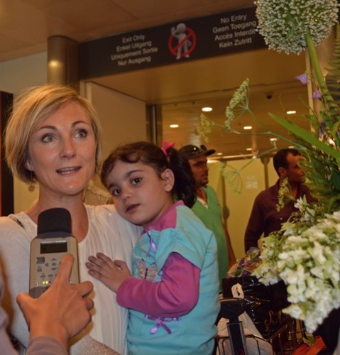 Anne-Laure Losseau et Haifa (c) Beatrice Petit