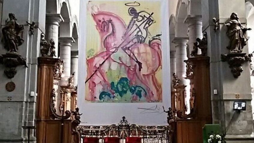 Mons 2015 : Dali à l&rsquo;église Saint-Nicolas