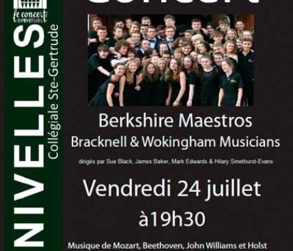 Un concert symphonique en la collégiale de Nivelles