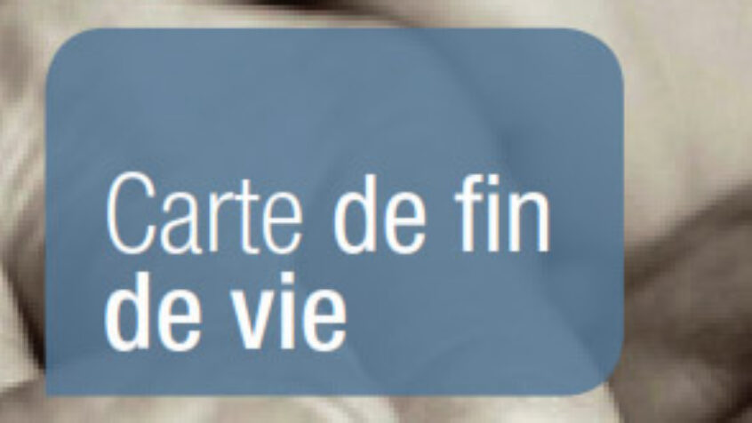 La carte de fin de vie