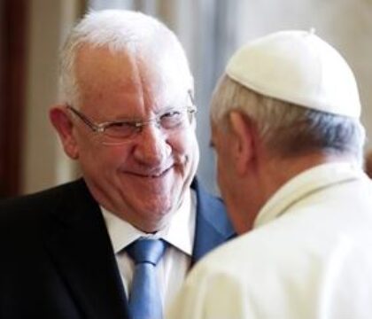 Vatican – Le président israélien reçu par le Pape François