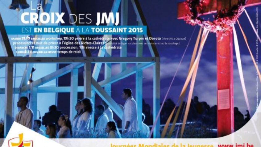 La croix des JMJ à Bruxelles