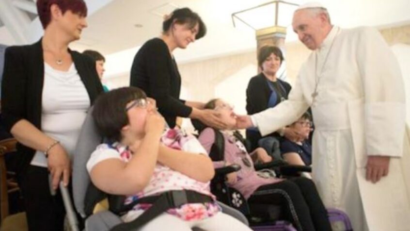 La lettre du Pape a un enfant malade