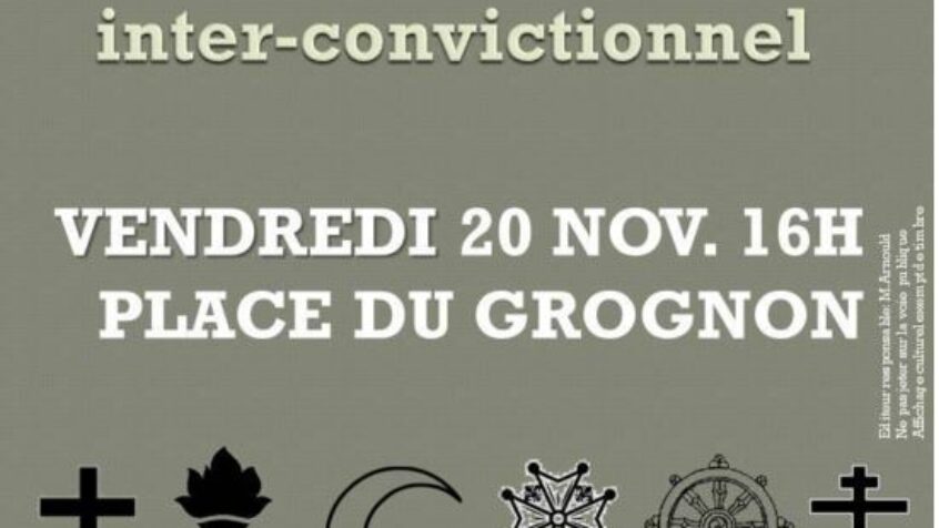 Rassemblement inter-convictionnel, ce vendredi, à Namur