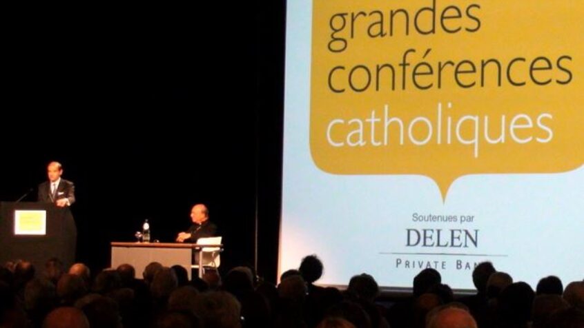 Melchior Wathelet aux Grandes Conférences Catholiques