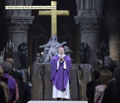 A Notre-Dame de Paris, Mgr Vingt-Trois en appelle à l’espérance