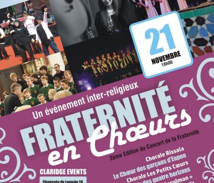 Concert islamo-chrétien « Fraternité en Chœurs »