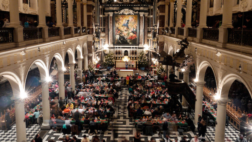Sant’Egidio fête Noël avec les pauvres