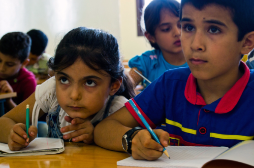 enfants Syrie école