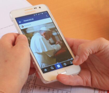 Grand succès du pape François sur Instagram