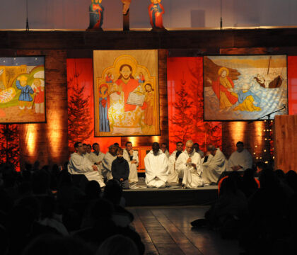 Taizé : frère Aloïs rencontre le pape François