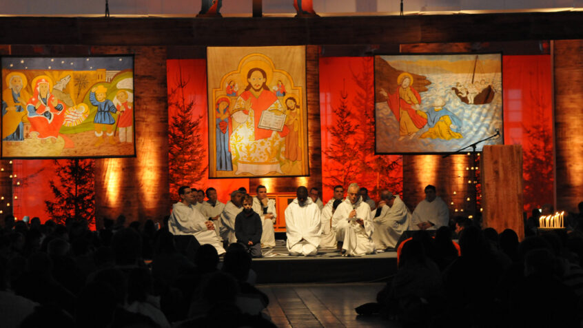 Taizé : frère Aloïs rencontre le pape François