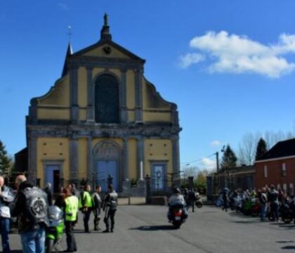 Les Motards accueillis à Tongre-Notre-Dame   