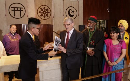 declaration interreligieuse (c) Paul Hunt - Conseil oecumenique des Eglises