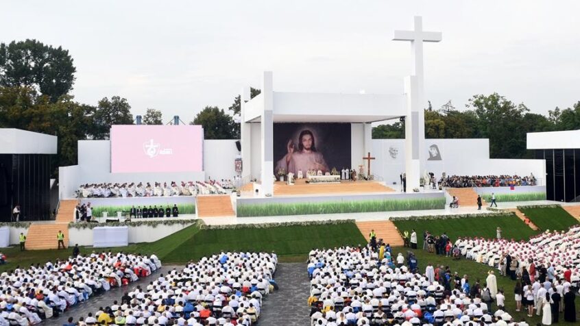 Messe d&#8217;ouverture des JMJ de Cracovie sous le signe du père Hamel