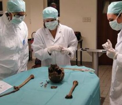 Les ossements en provenance du prieuré d&rsquo;Oignies sous la loupe