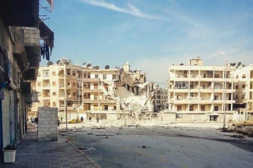 Destrucion in Aleppo, 16. February 2016
