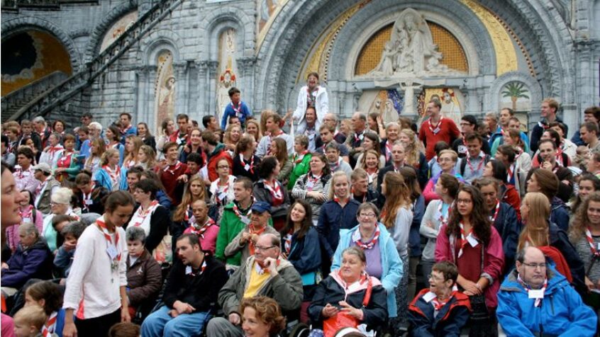 30 réfugiés syriens à Lourdes, avec les Équipes Saint-Michel