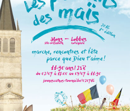 Les pèlerins des maïs : marche diocésaine des jeunes