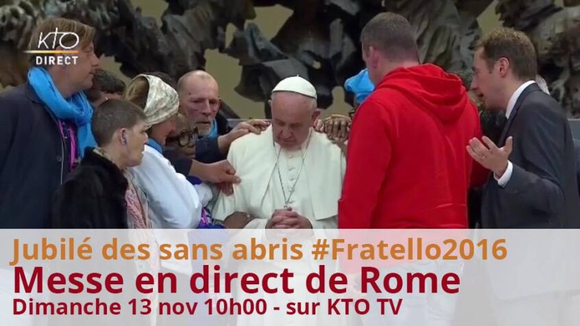 KTO: messe en direct de Rome pour les personnes en situation d&rsquo;exclusion