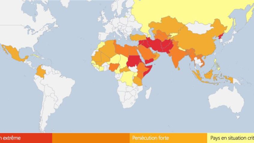 Situation des chrétiens persécutés dans le monde