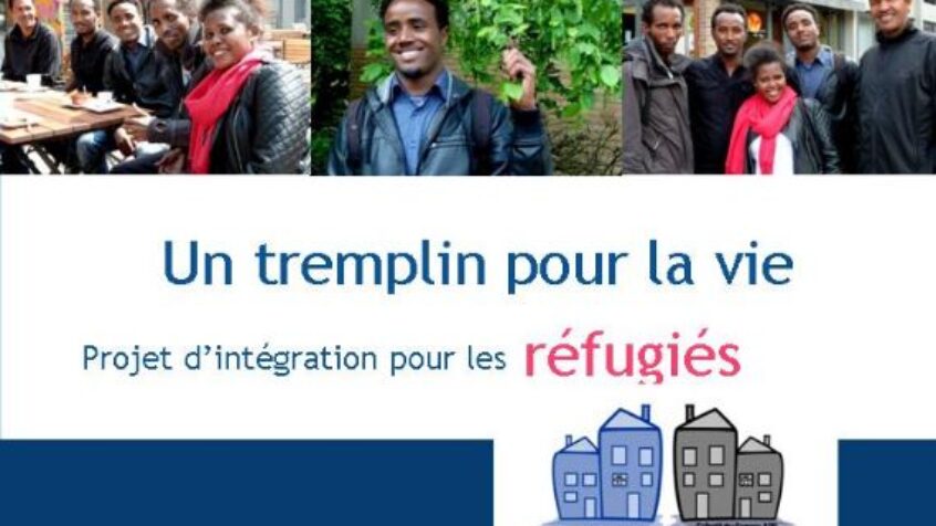 Réfugiés: présentation du projet un &#8220;Tremplin pour la vie&#8221;