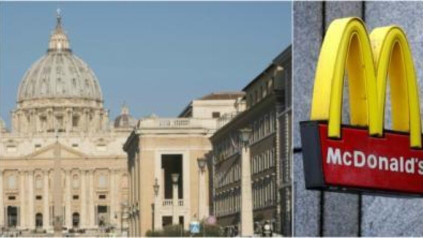 Le « McDo du Vatican » va nourrir les sans-abri