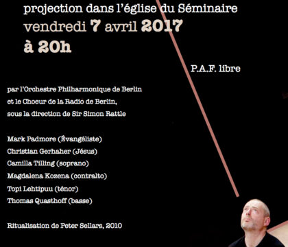 La Passion selon saint Matthieu au Séminaire de Tournai