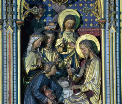 Des vignes exposées à la collégiale de Dinant