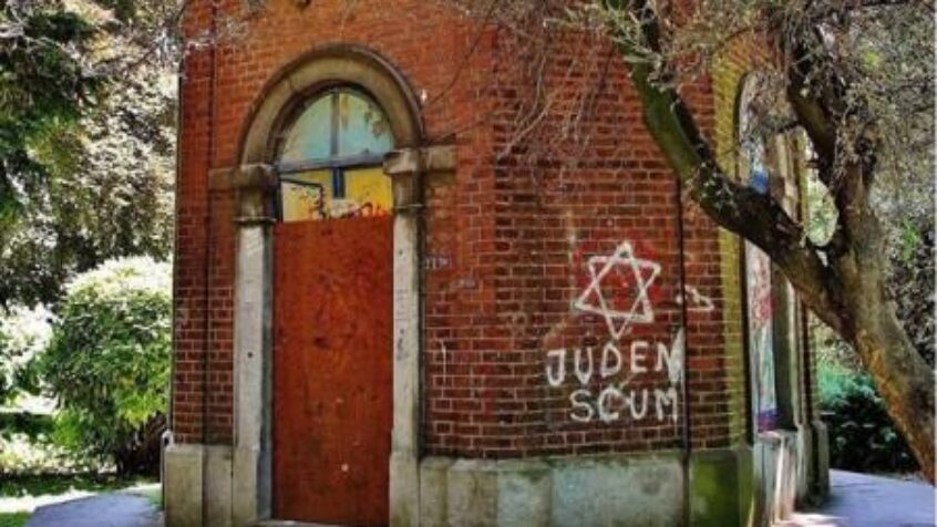 Tag antisémite dans un parc à Huy