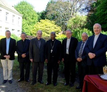 Le nonce apostolique en visite à l&rsquo;évêché de Namur
